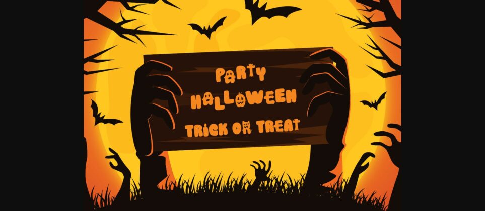 Halloween Nightmare Font Poster 10