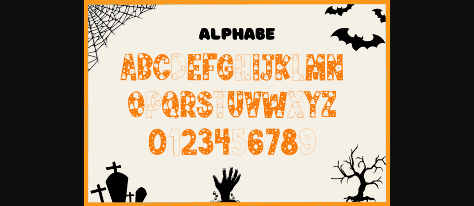 Halloween Party Font Poster 8