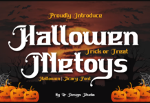 Hallowen Metoys Font Poster 1