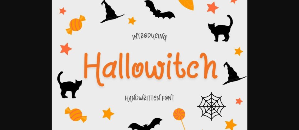 Hallowitch Font Poster 3