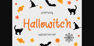 Hallowitch Font Poster 1