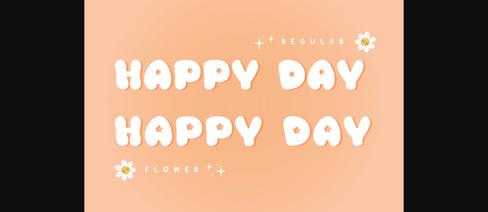 Happy Day Font Poster 4