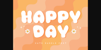 Happy Day Font Poster 1