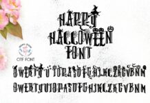 Happy Halloween Font Poster 1