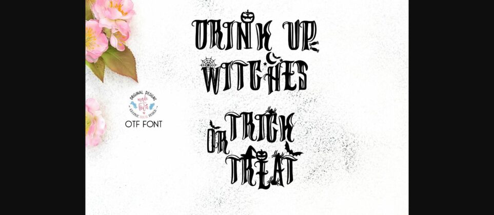 Happy Halloween Font Poster 4