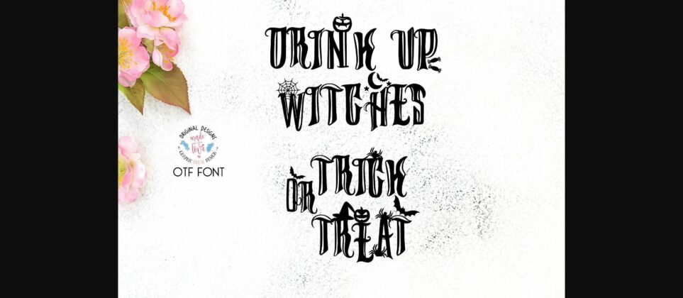 Happy Halloween Font Poster 2