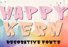 Happy Kern Font Poster 1