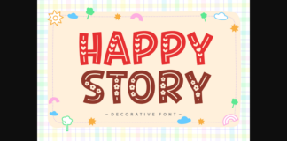 Happy Story Font Poster 1