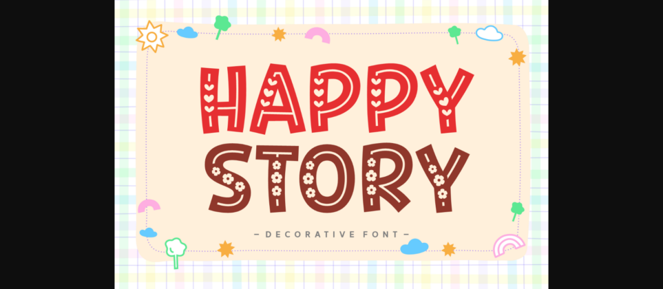 Happy Story Font Poster 1