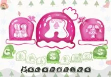 Hat Christmas Font Hat Christmas Font Poster 1