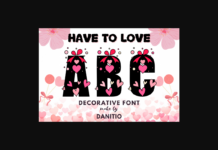 Have to Love Font Poster 1