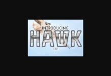 Hawk Font Poster 1