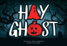 Hay Ghost Font Poster 1