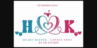 Heart Keeper Font Poster 1