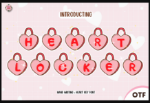 Heart Locker Font Heart Locker Font Poster 1