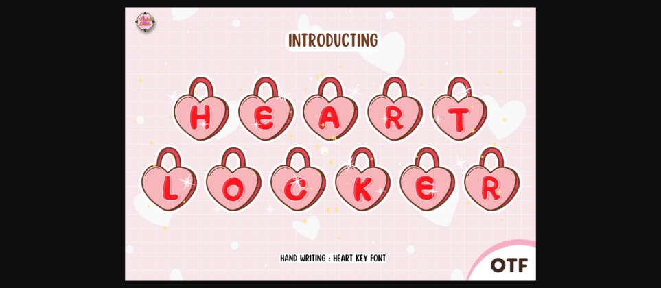 Heart Locker Font Poster 1