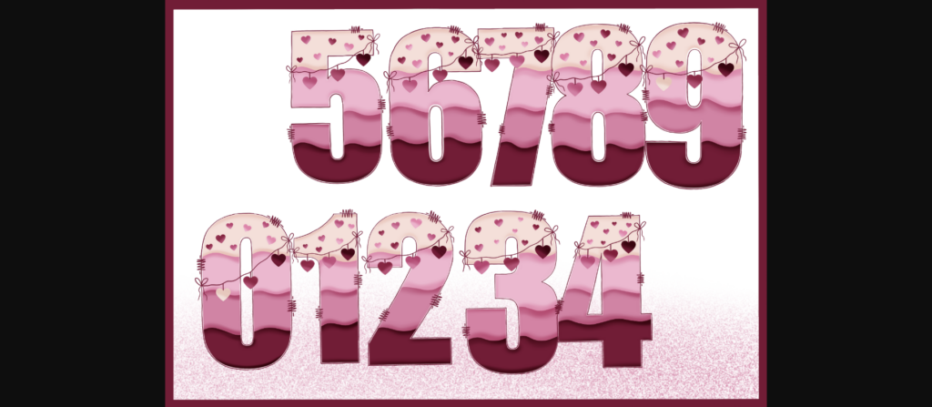 Heart of Love Font Poster 6