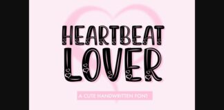 Heartbeat Lover Font Poster 1