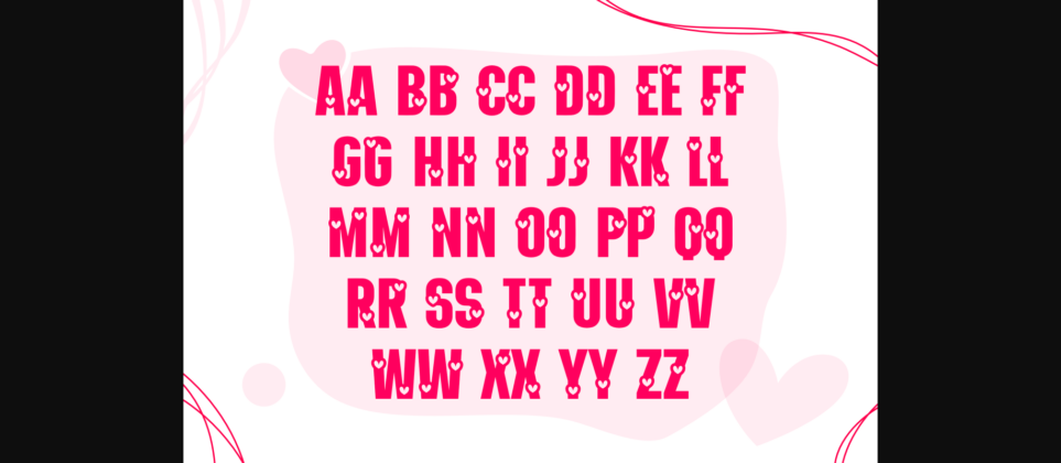 Heartfelt Font Poster 8