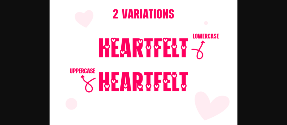 Heartfelt Font Poster 6