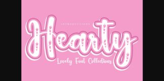 Hearty Font Poster 1