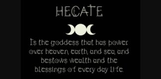 Hecate Font Poster 1