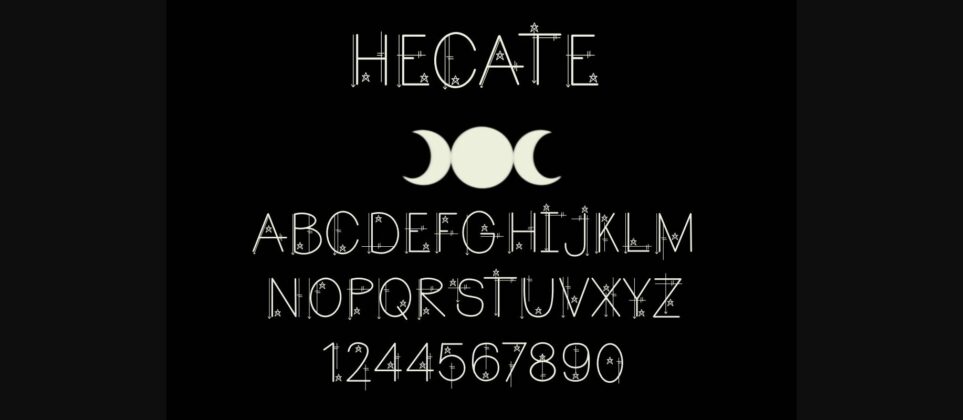 Hecate Font Poster 4