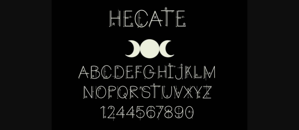 Hecate Font Poster 2