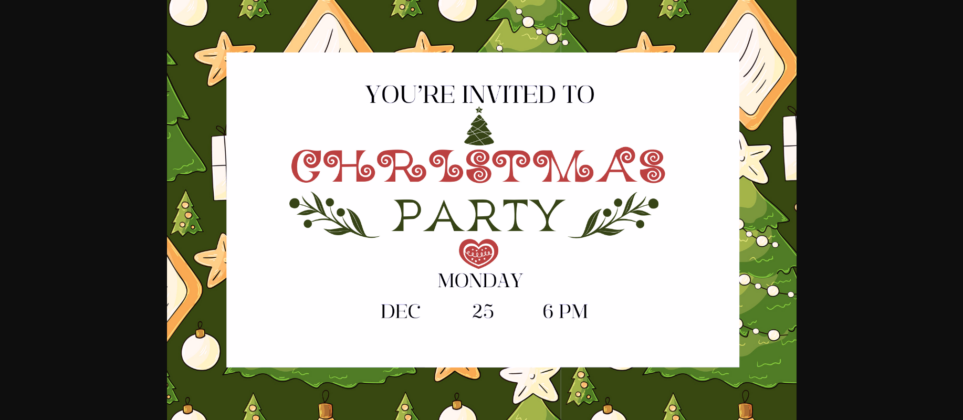 Hello Christmas Font Poster 5