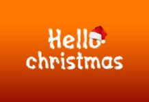 Hello Christmas Font Poster 1