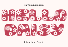 Hello Daisy Font Poster 1