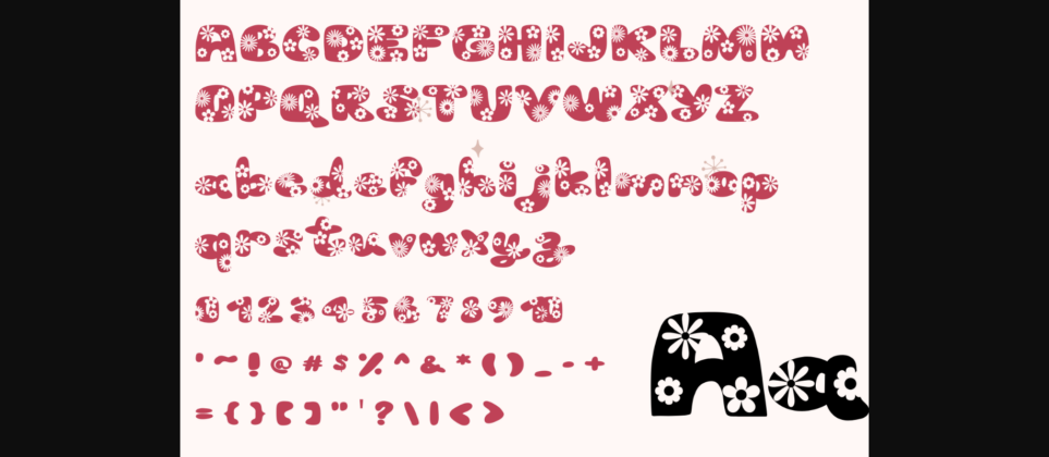 Hello Daisy Font Poster 4