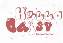 Hello Daisy Font Poster 1