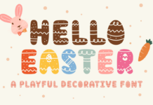 Hello Easter Font Poster 1