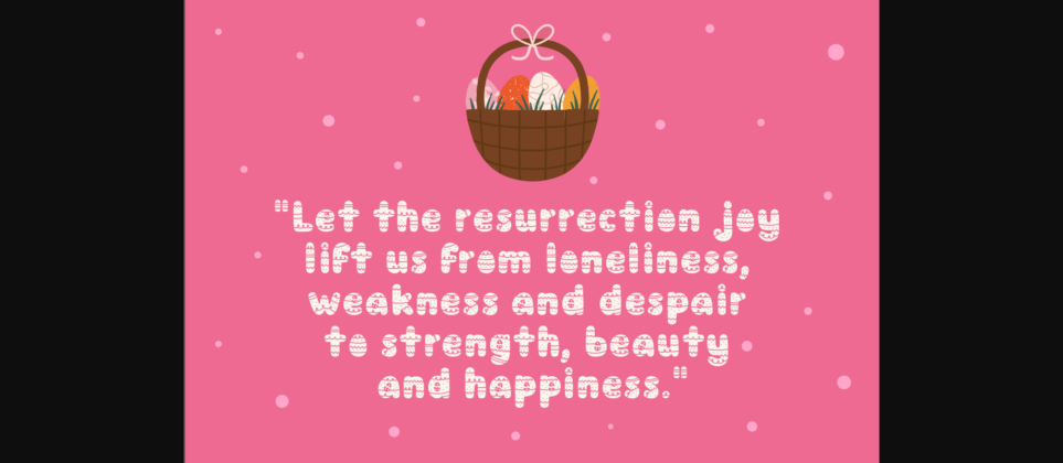 Hello Easter Font Poster 4