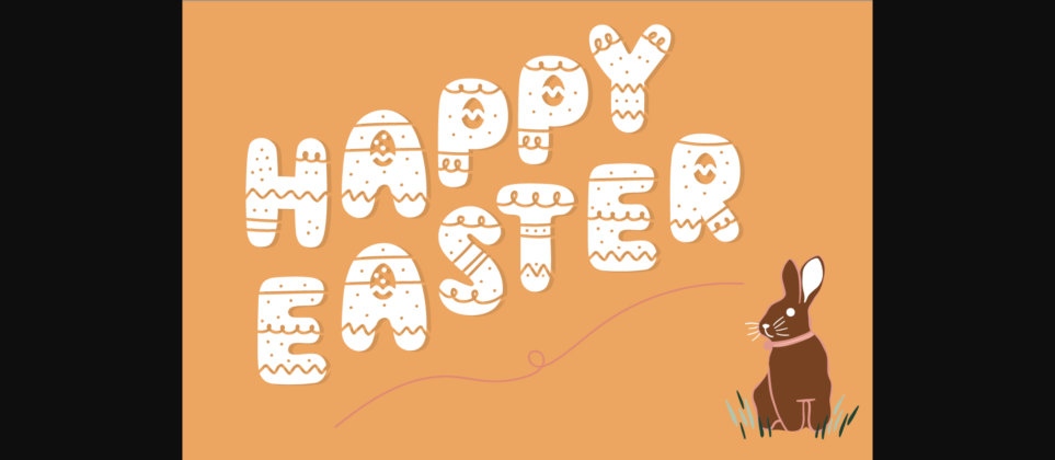Hello Easter Font Poster 5