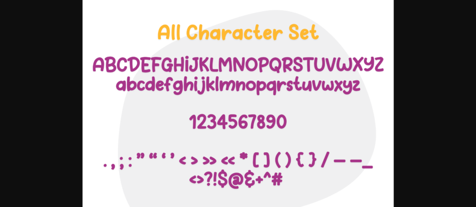 Hello Grimm Font Poster 7