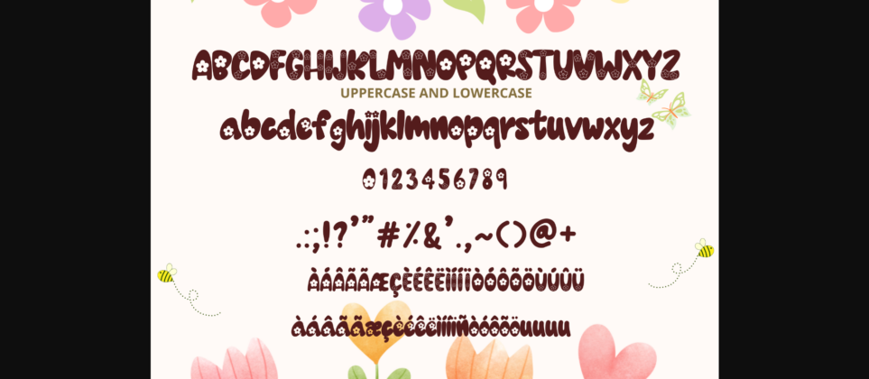 Hello Spring Font Poster 9