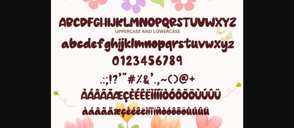 Hello Spring Font Poster 11