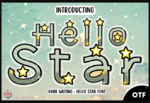 Hello Star Font Poster 1