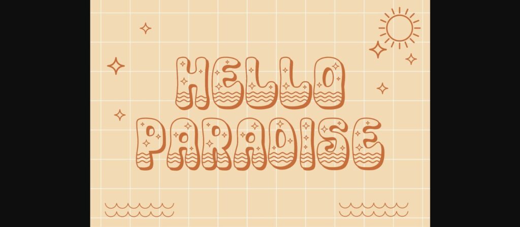 Hello Summer Font Poster 6