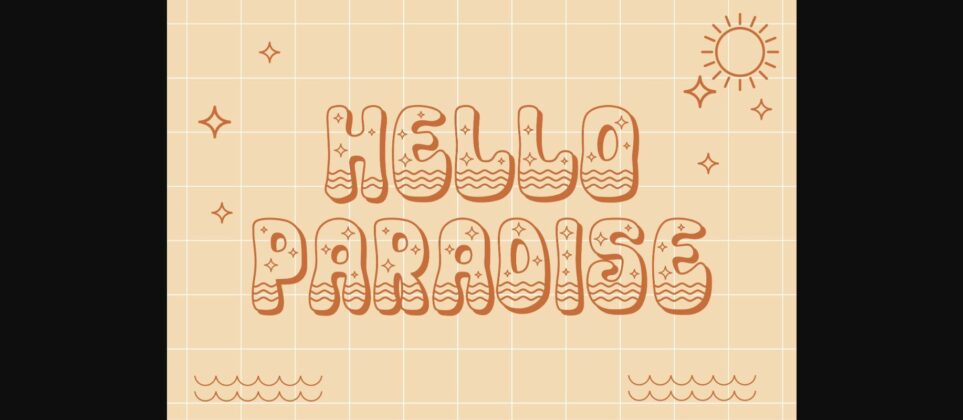 Hello Summer Font Poster 6