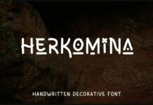 Herkomina Font Poster 1