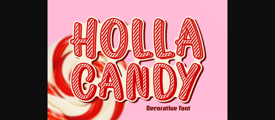 Holla Candy Font Poster 3