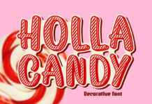Holla Candy Font Poster 1