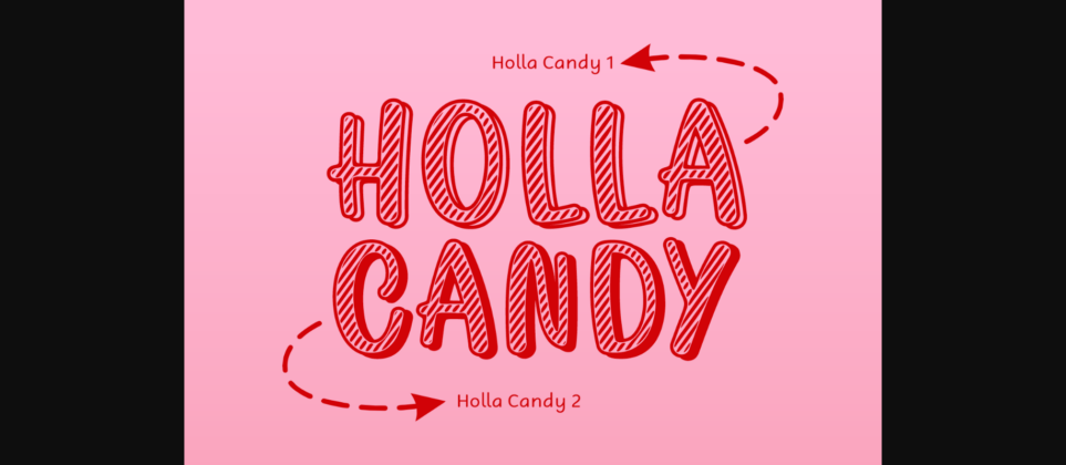 Holla Candy Font Poster 4