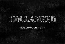 Hollaween Font Poster 1