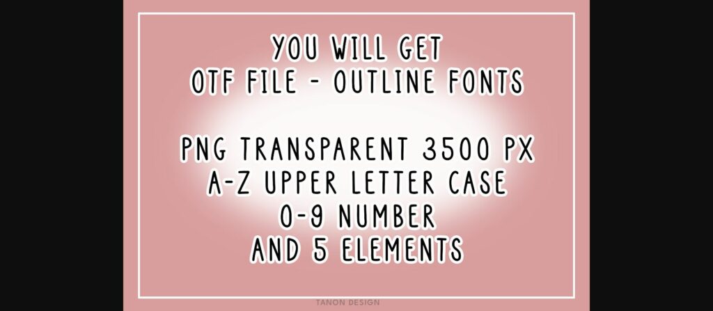 Holly Font Poster 6