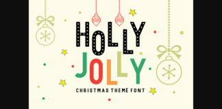Holly Jolly Font Poster 1