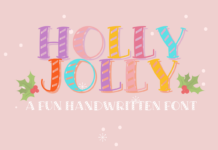 Holly Jolly Font Poster 1